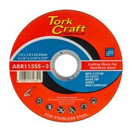 Cutting Disc Stainless Steel 115 X 1.6 X 22.22mm