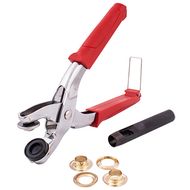 Grommet Setting Tool Kit C/w 10pc Eyelets 12mm