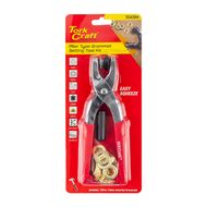 Grommet Setting Tool Kit C/w 10pc Eyelets 12mm