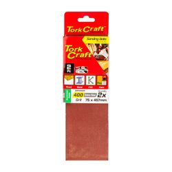 Sanding Belt 75 X 457mm 400grit 2/pack