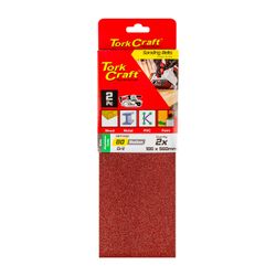 Sanding Belt 100 X 560mm 80grit 2/pack
