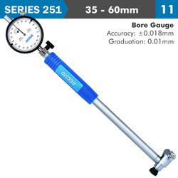 Dial Bore Gauge 35-60mm 0.018mm Acc. 0.01mm Grad.