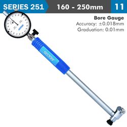 Dial Bore Gauge 160-250mm 0.018mm Acc. 0.001mm Grad.