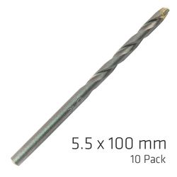 Masonry Drill Bit Long Life 5.5 X 100mm 10pack