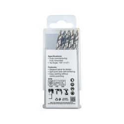 Precision-max Step Point 5.5mm Hss Drill 10 Pack