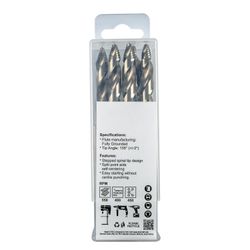 Precision-max Step Point 10.0mm Hss Dril 5 Pack