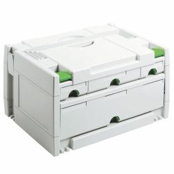 FESTOOL SYS 3-SORT/4 SORTAINER Classic 4 Drawer Storage Box