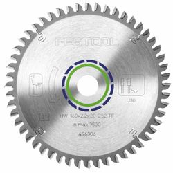 FESTOOL HW 160x2,2x20 TF52 Aluminium and Plastics Saw Blade
