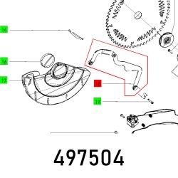 FESTOOL Swivel Lever KS 120 EB KAPEX Mitre Saw Spare Part