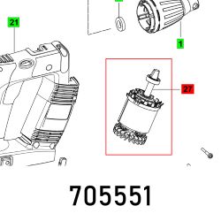 Motor Dwc 18-4500 Et-bg