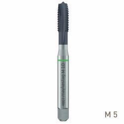 Hssco Machine Tap M 5 Din 371 B S/p. Green Ring Alunit