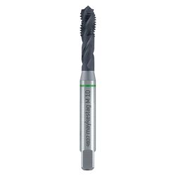 Hssco Machine Tap M 8 Din 371 C S/f Green Ring Alunit