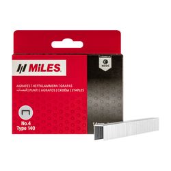 Galv Staples 18g T50 14mm X 1250pcs MILES No4