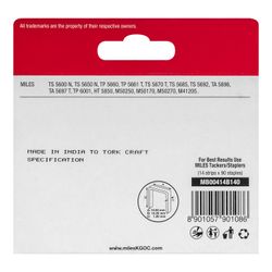 Galv Staples 18g T50 14mm X 1250pcs MILES No4