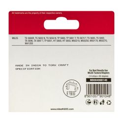 Galv Staples 18g T50 6mm X 1250pcs MILES No4