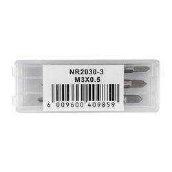 Taps Carb.steel 3x0.5mm 3/pk