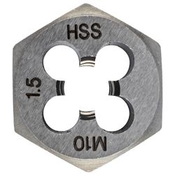 TORK CRAFT  NR3110C HSS Hex Die 10 x 1.5mm 1' Carded