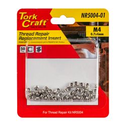 Thread Repair Kit M4 X 0.7 X1.0d Repl. Inserts For Nr5004