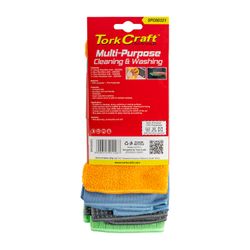 Microfibre Cloth Cleaning/drying Set 4pc 300mm X 400mm 200/280gsm