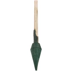 Mini Rubber Polishing Point 6.4mm Sharp Point 2.4mm Shank