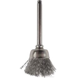 Mini Carbon Steel Brush 12.7mm Cup 3.2mm Shank