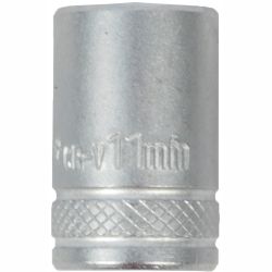 Socket 11mm 1/4' Drive Crv 12point
