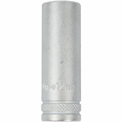 Socket 12mm 1/4' Dr Deep Socket Crv 12 Point