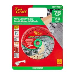Multi Material Cutting Blade 76mm X 10mm Mini Cutter Saw
