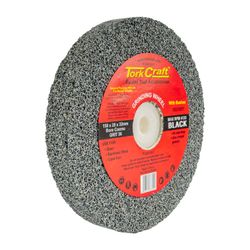 Grinding Wheel 150x20x32mm Black Coarse 36gr W/bushes For Bench Grin