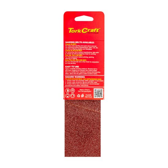 Sanding Belt 60 X 400mm 80grit 2/pack (for Triton Palm Sander)