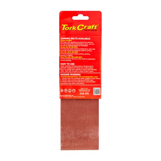 Sanding Belt 75 X 457mm 400grit 2/pack