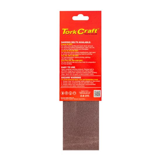 Sanding Belt 75 X 533mm 180grit 2/pack