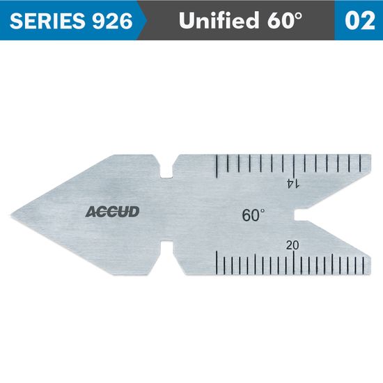 Center Gauge Unified 60deg. 30' Acc.