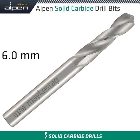 ALPEN Solid Carbide Drill Bit 6.0