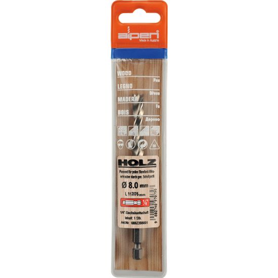 Hss Wood Bit 4mm Hex Shank