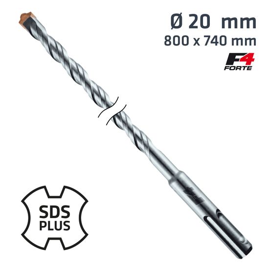 Sds Plus Hammer Bit 800 X 740mm 20mm