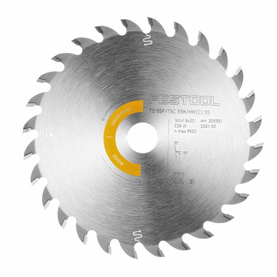 Saw Blade Wood Universal Hw 160x1,8x20 W