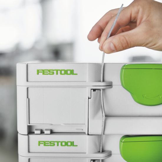 FESTOOL SYS 1 TL-DF Systainer T-LOC with Transparent Lid Compartment
