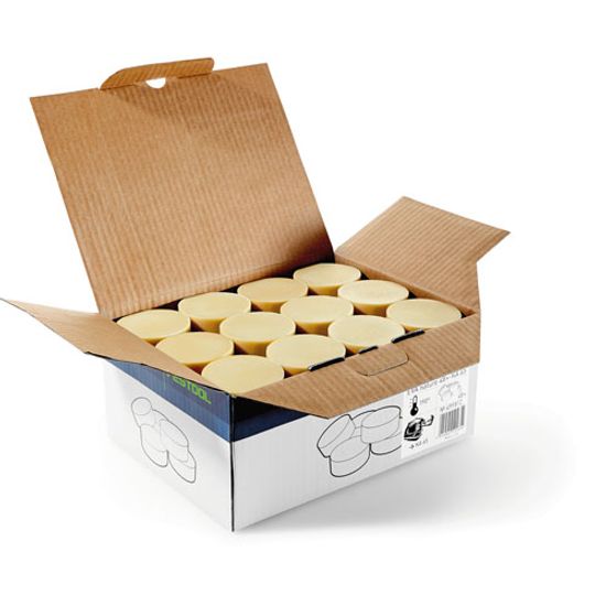 FESTOOL EVA NAT 48x-KA 65 Natural Hot-Melt Adhesive Cartridges 48 Piece