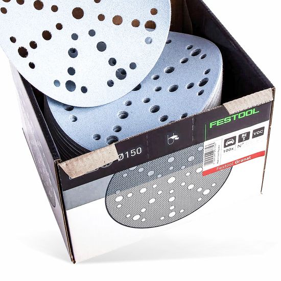 FESTOOL Granat STF D150/48 P150 GR/100 Abrasive Discs 150mm 100 Piece