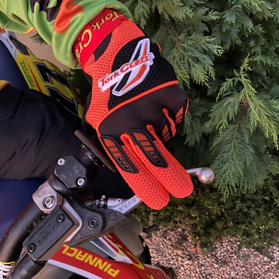 Limited Edit. 2xl Racing Glove Orange Syn. Leather
