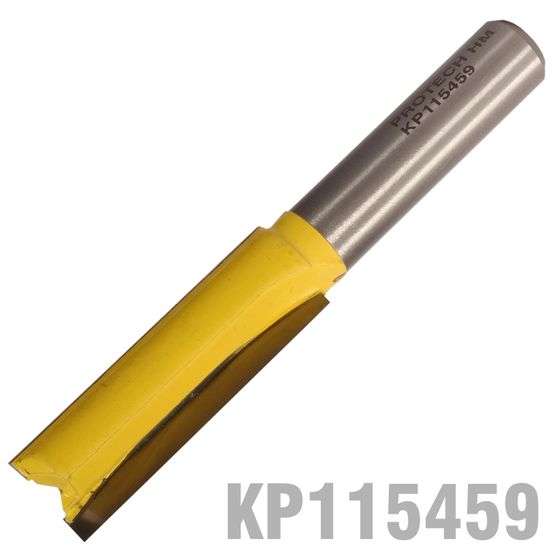 Straight Bit 5/8'(15.9mm) X 2'(50.8mm) Cut 2 Flute With Bottom Cut 1/2