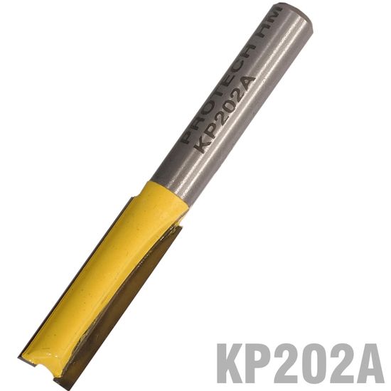 Straight Bit 5/16' (7.9mm) X 1'(25.4mm) Two Flute Long 1/4' Shank