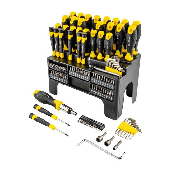 116pc Screwdriver Bit Set & Hex Key Set