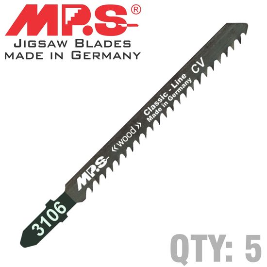 Jigsaw Blade Wood T-shank 8tpi T111c