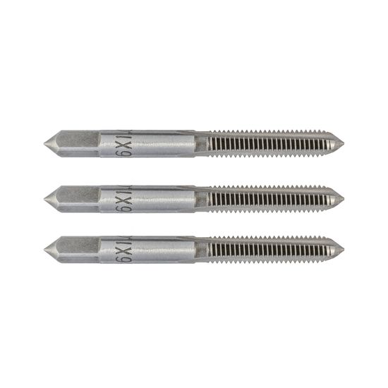 Taps Carb.steel 6x1.0mm 3/pack