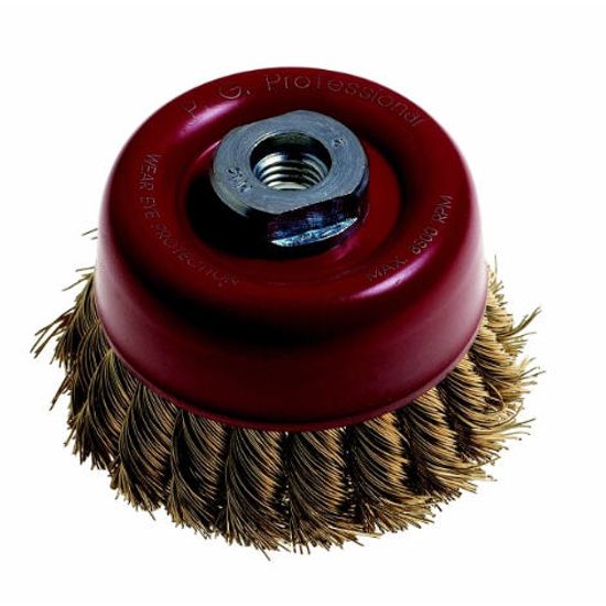 Wire Cup Brush Knotted 100mm