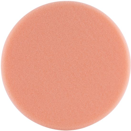 Foam Pad Hook And Loop Orange Sponge 150mm 6" Light Compounding