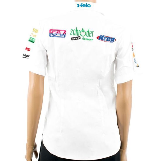 Ladies Blouse - White 3/4 - 2x-large
