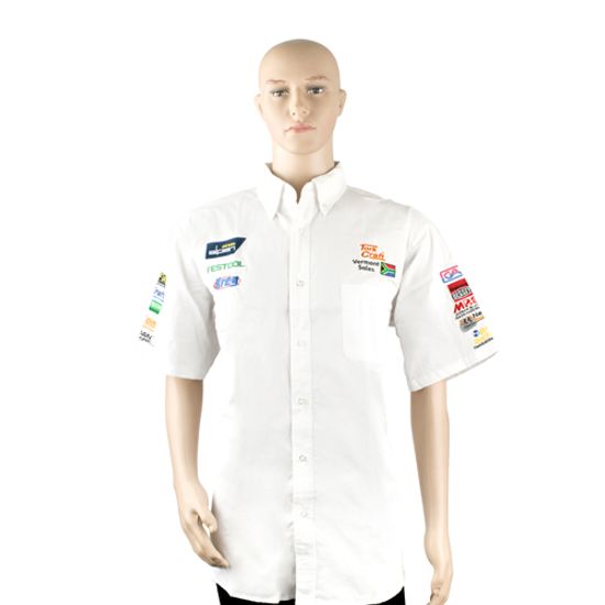 Vermont Mens Cotton Shirt White Medium